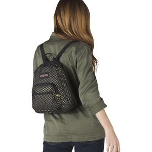 Jansport Studded Denim Mini Half Pint FX Backpack